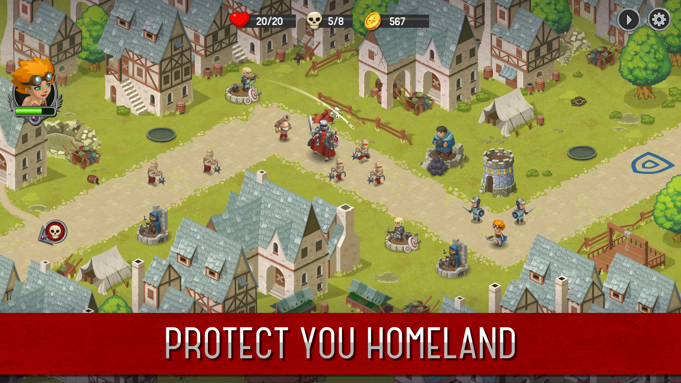 Screenshot 1 of Tower Defense: Syndicate Heroes TD 