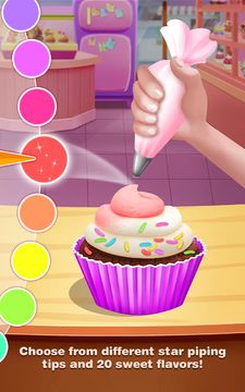 Cupcake Bakery Shop Game Screenshot