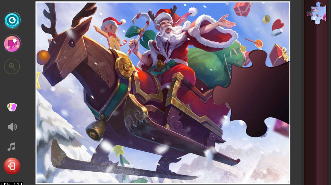 Christmas Jigsaw Puzzle Game Game Screenshot