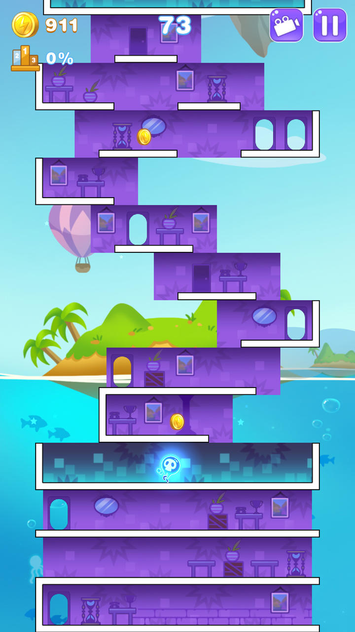 Jumping Bulb ゲームのスクリーンショット