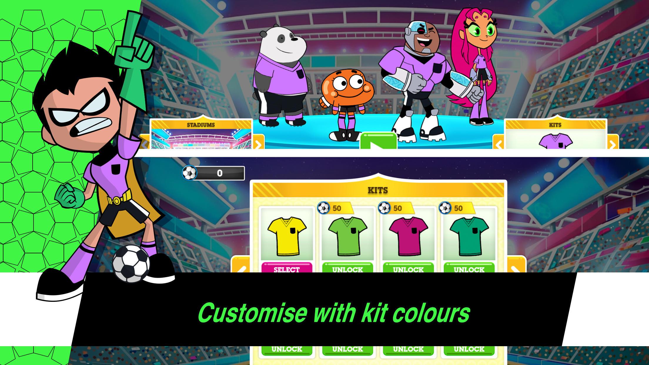Toon Cup - Football Game Game Screenshot
