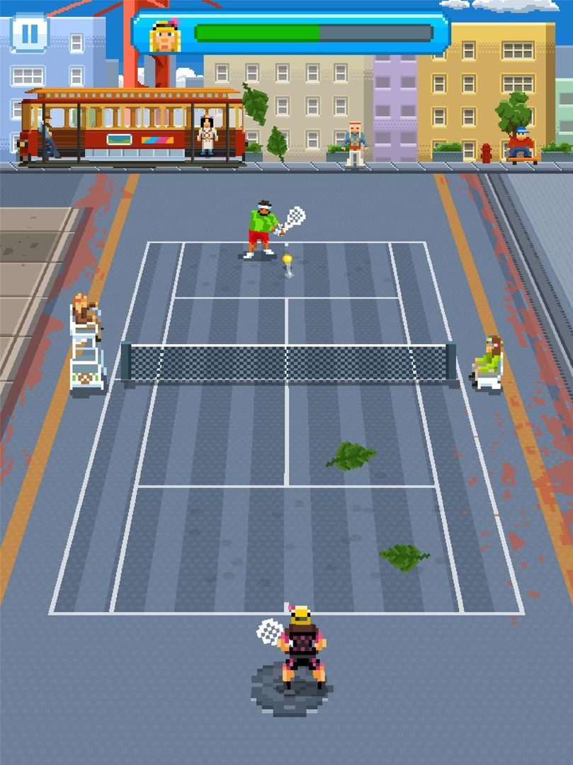 Super One Tap Tennis 게임 스크린 샷