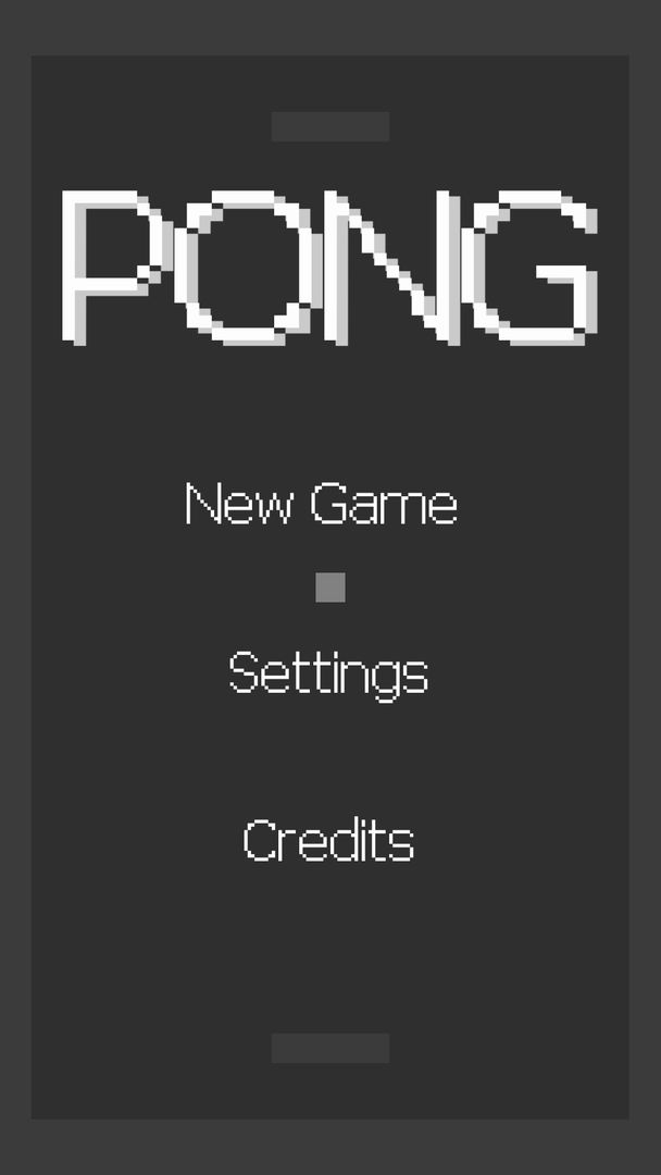 Pong screenshot game