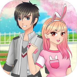 Anime High School Couple - First Date Makeover