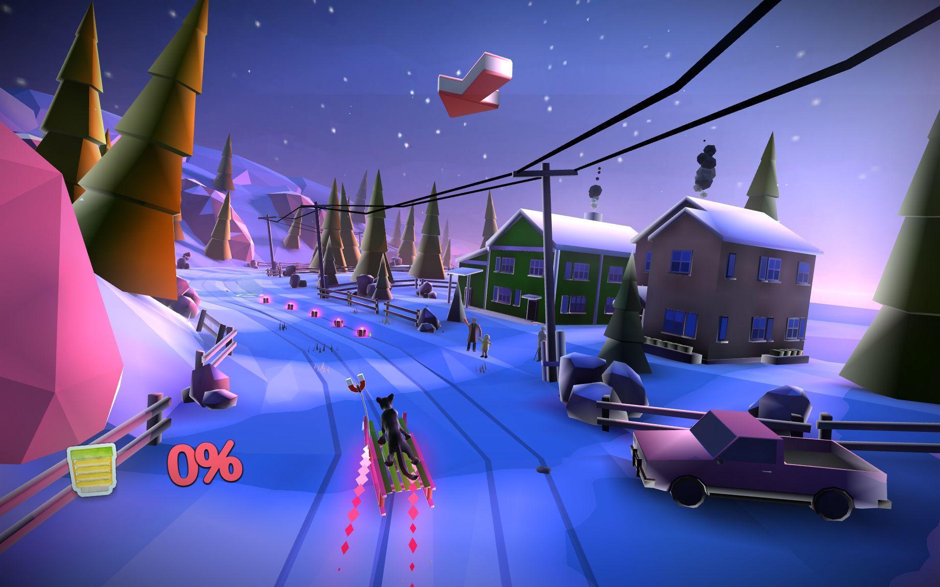 Animal Adventure Downhill Rush ภาพหน้าจอเกม