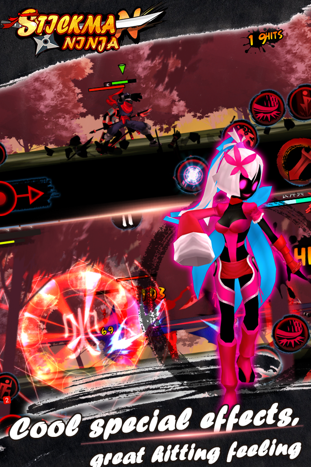 Cuplikan Layar Game 忍者影联复仇之战