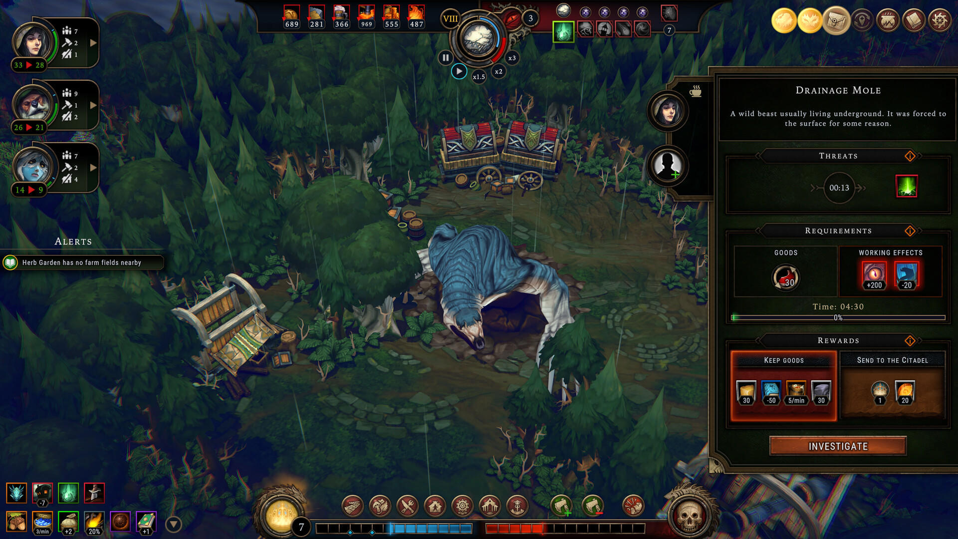 Against the Storm Game Screenshot