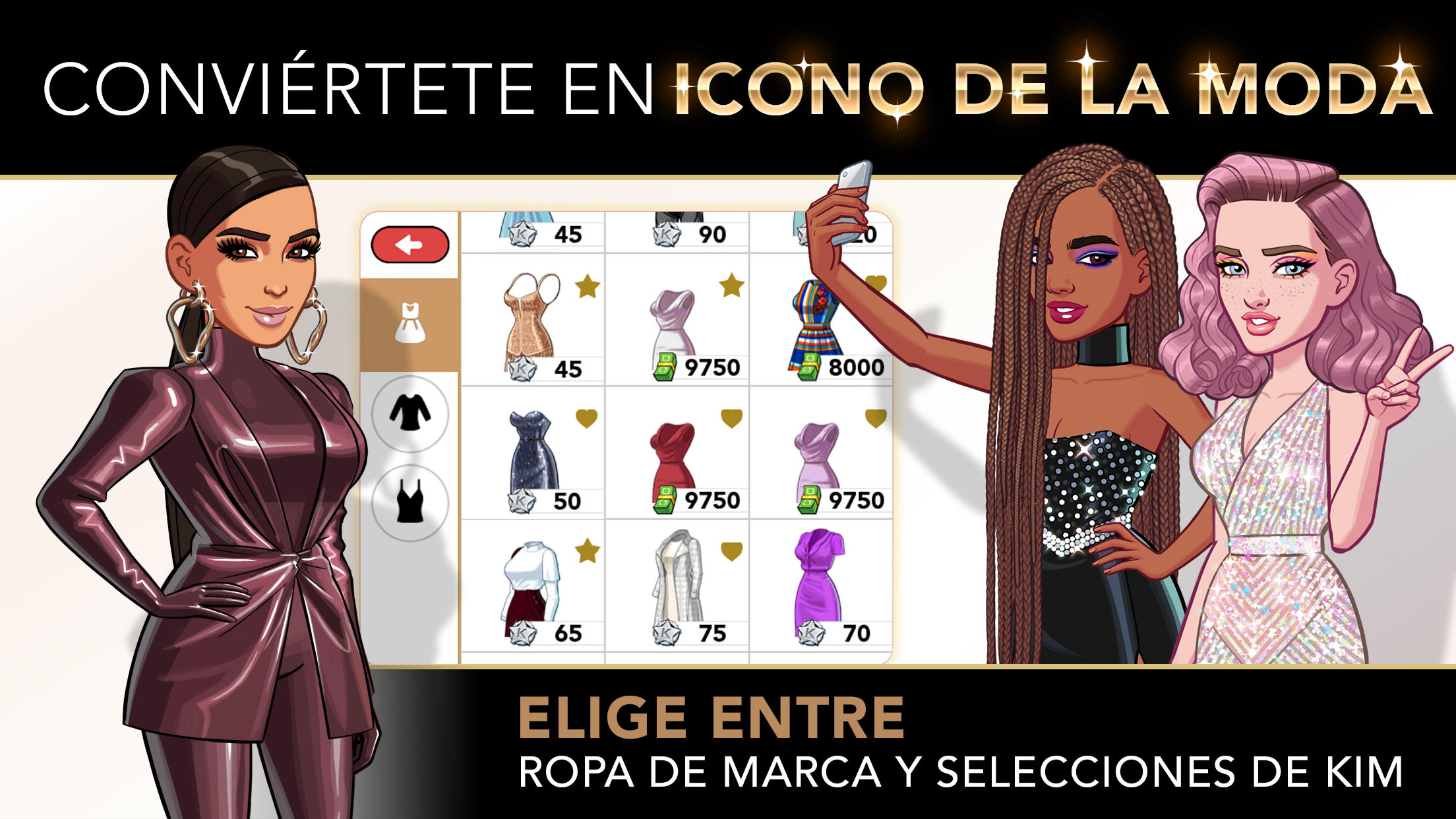 Captura de Pantalla del Juego Kim Kardashian: Hollywood