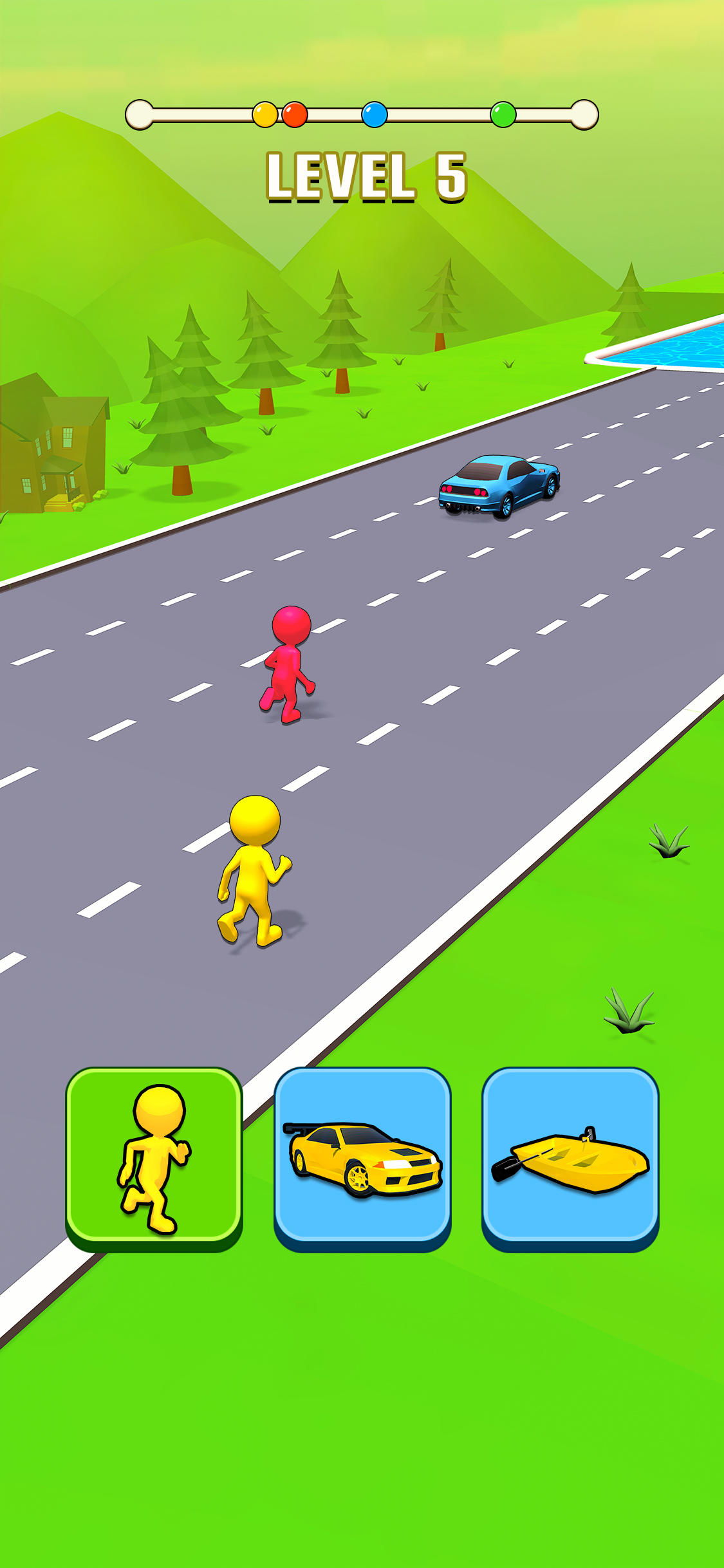 Transforming Race Game Game Screenshot