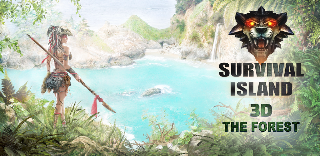 Banner of Survival Island The Forest 3D 