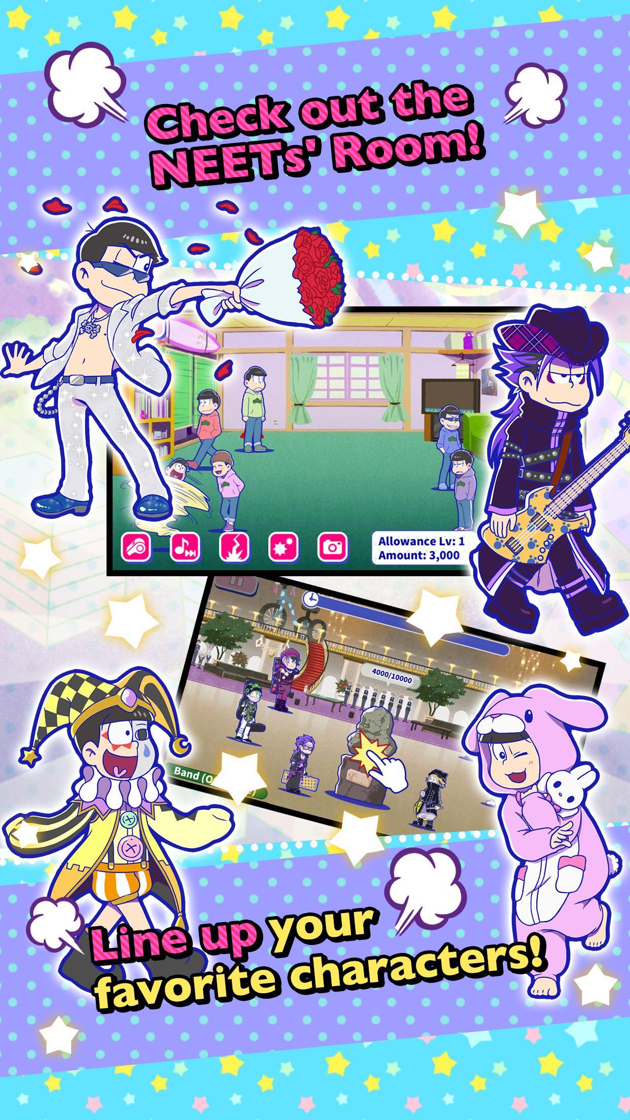 Osomatsu-san Hesokuri Wars~Battle of the NEETs~ Game Screenshot