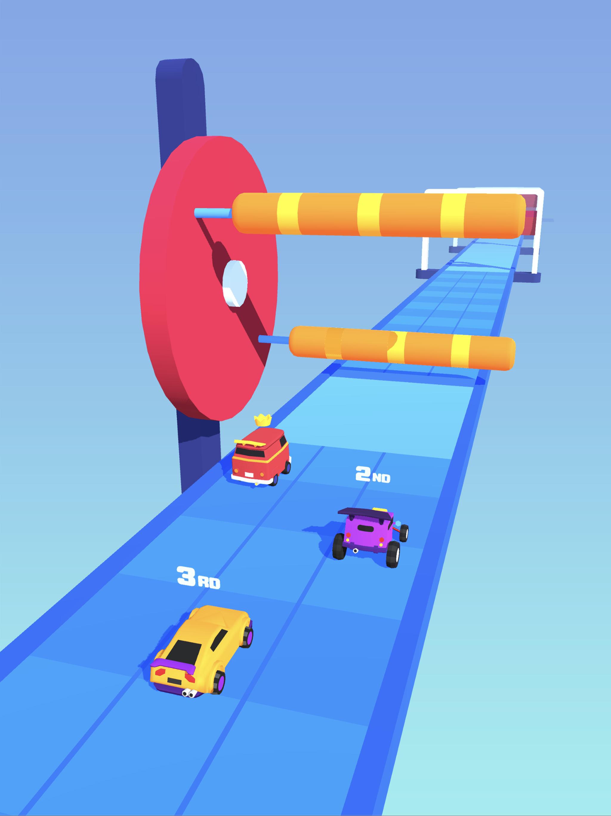 Screenshot of Crazy Race - Smash Cars!