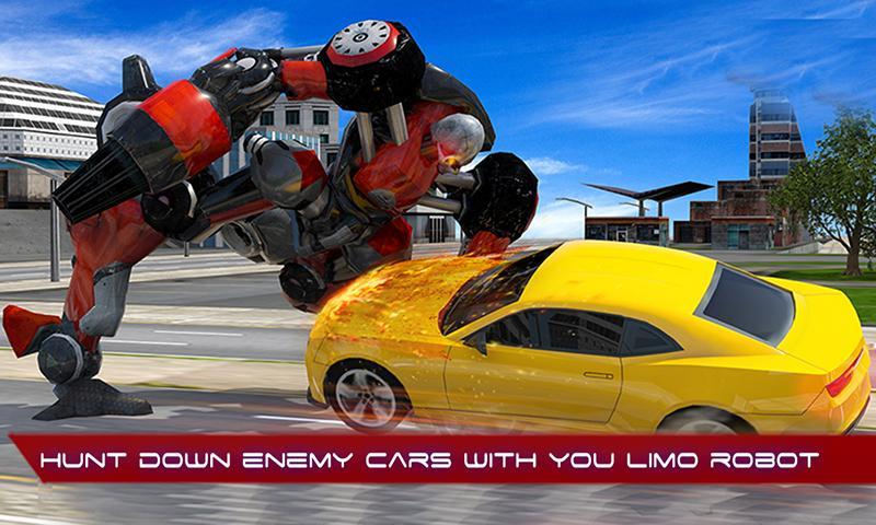 Limo Transformer Robot Game Screenshot