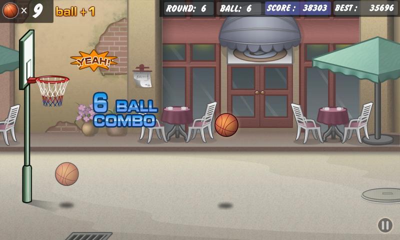 Basketball Shoot ゲームのスクリーンショット