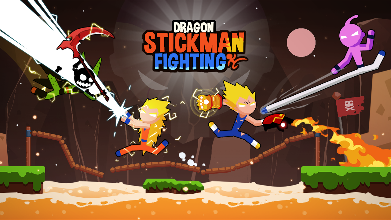 Screenshot 1 of Stickman Dragon Fight - สุดยอดนักรบ Stickman 1.3.33