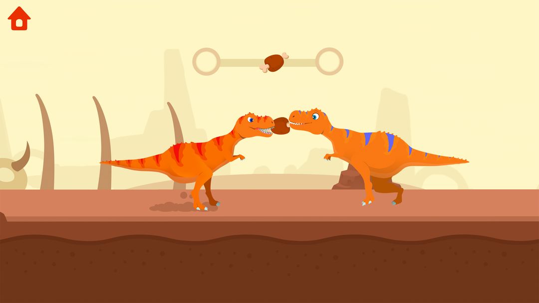 공룡의 섬: T-REX 게임 아동용 쥬라기 시뮬레이터 게임 스크린 샷