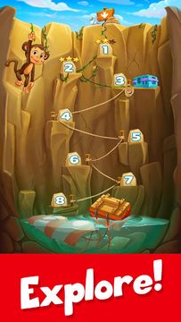 Cuplikan Layar Game Tropic Trouble Match 3 Builder