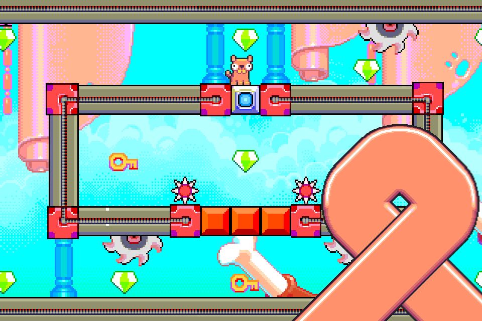 Screenshot of Silly Sausage in Meat Land