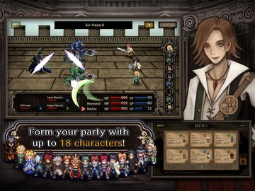 Cuplikan Layar Game RPG Monochrome Order