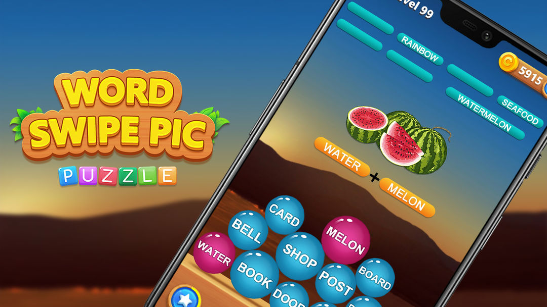 Word Swipe Pic screenshot game