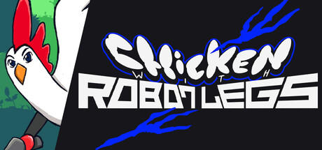 Banner of Chicken with Robot Legs 
