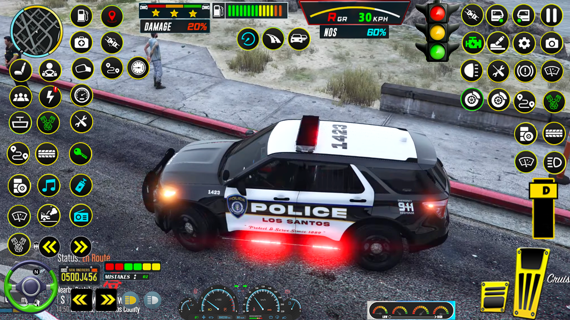 Screenshot of City Police Car Driving Games