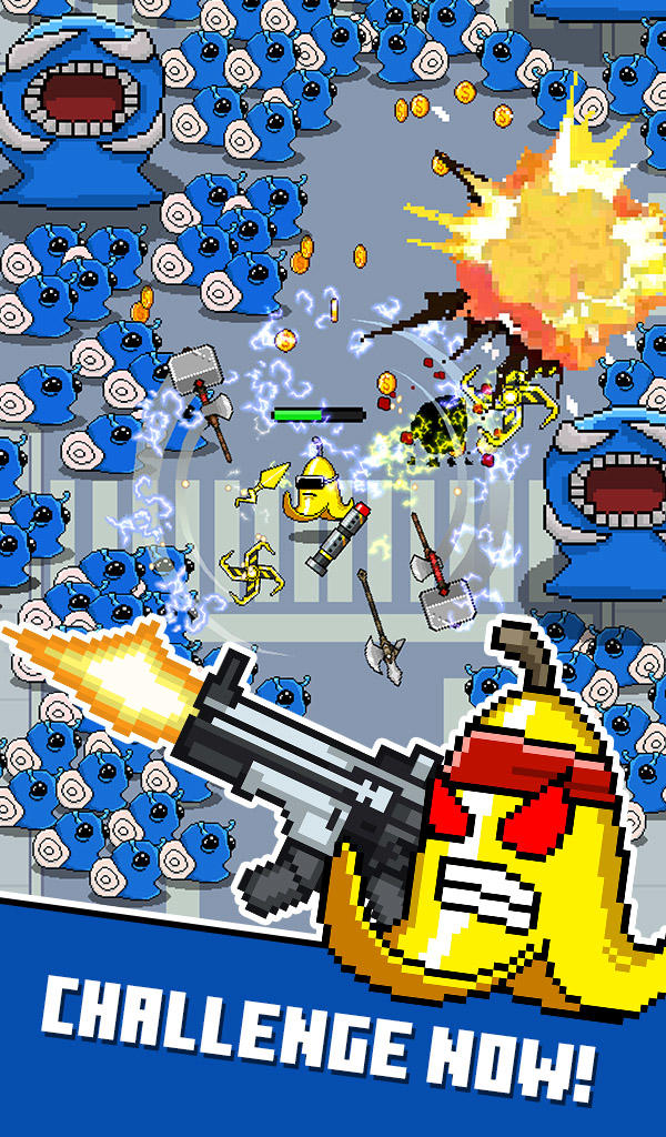 Banana Heroes: Fruit Survivor Game Screenshot