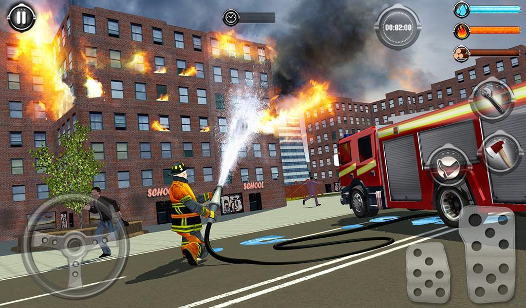 NY City FireFighter 2017 Game Screenshot