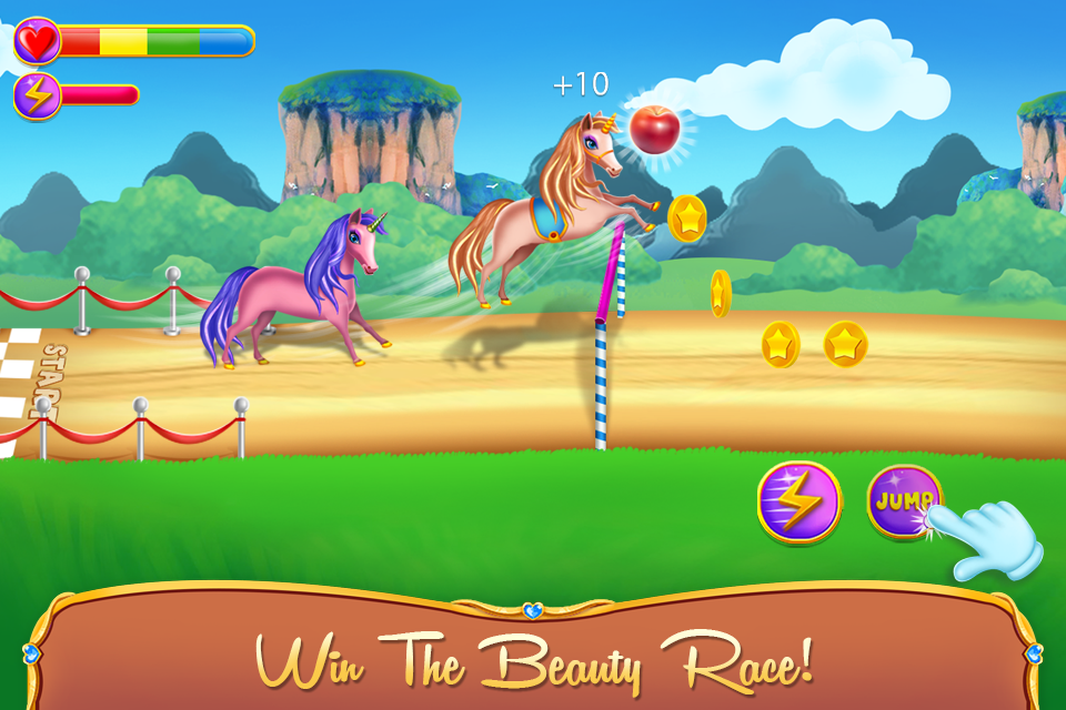 Unicorn Pony Horse Care Game Game Screenshot