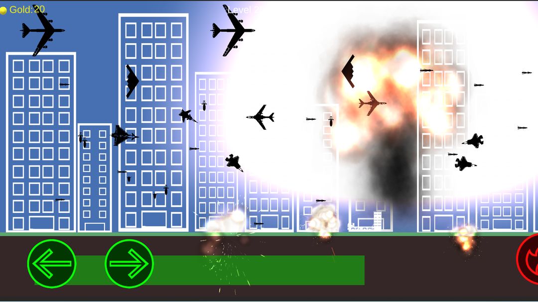 City Defence Artillery screenshot game