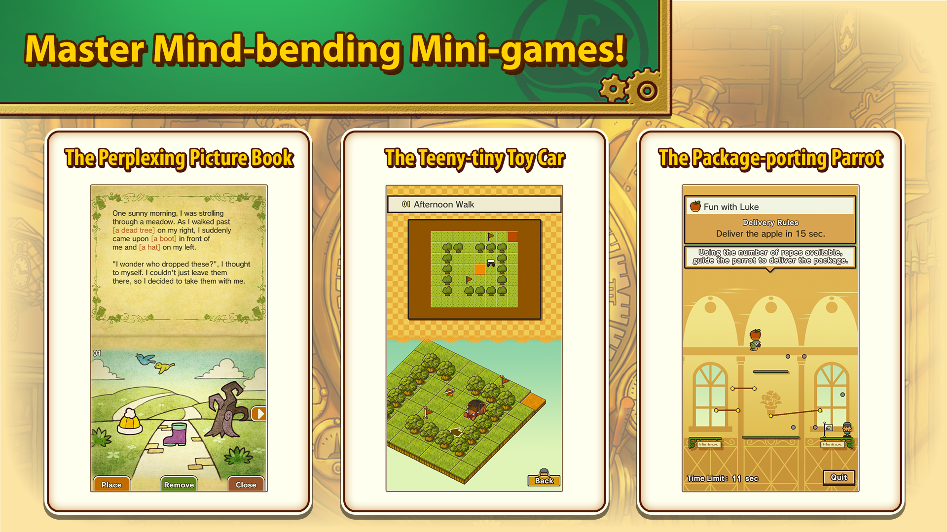 Layton: Lost Future in HD Game Screenshot