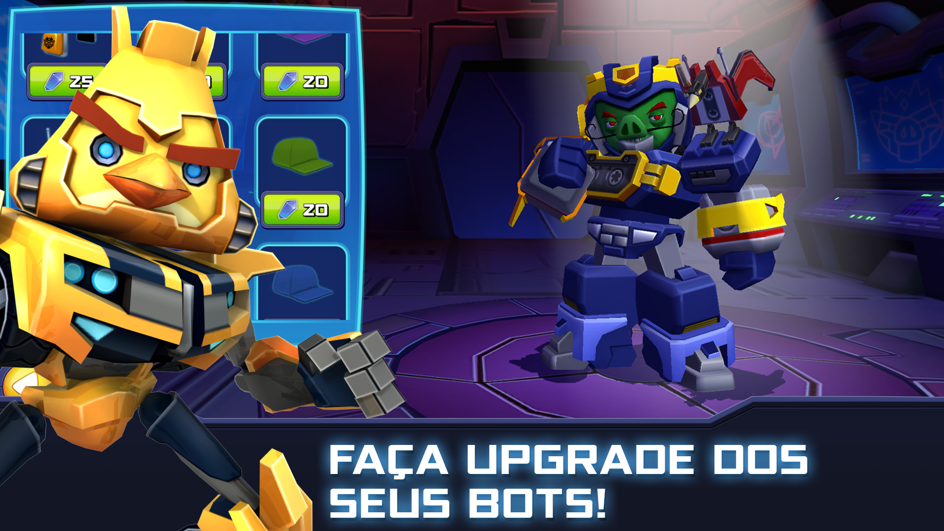 Captura de Tela do Jogo Angry Birds Transformers