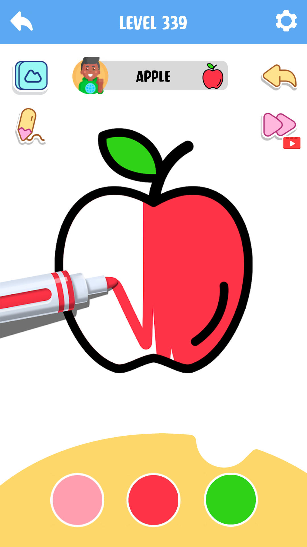 Coloring Game: Little artist Game Screenshot