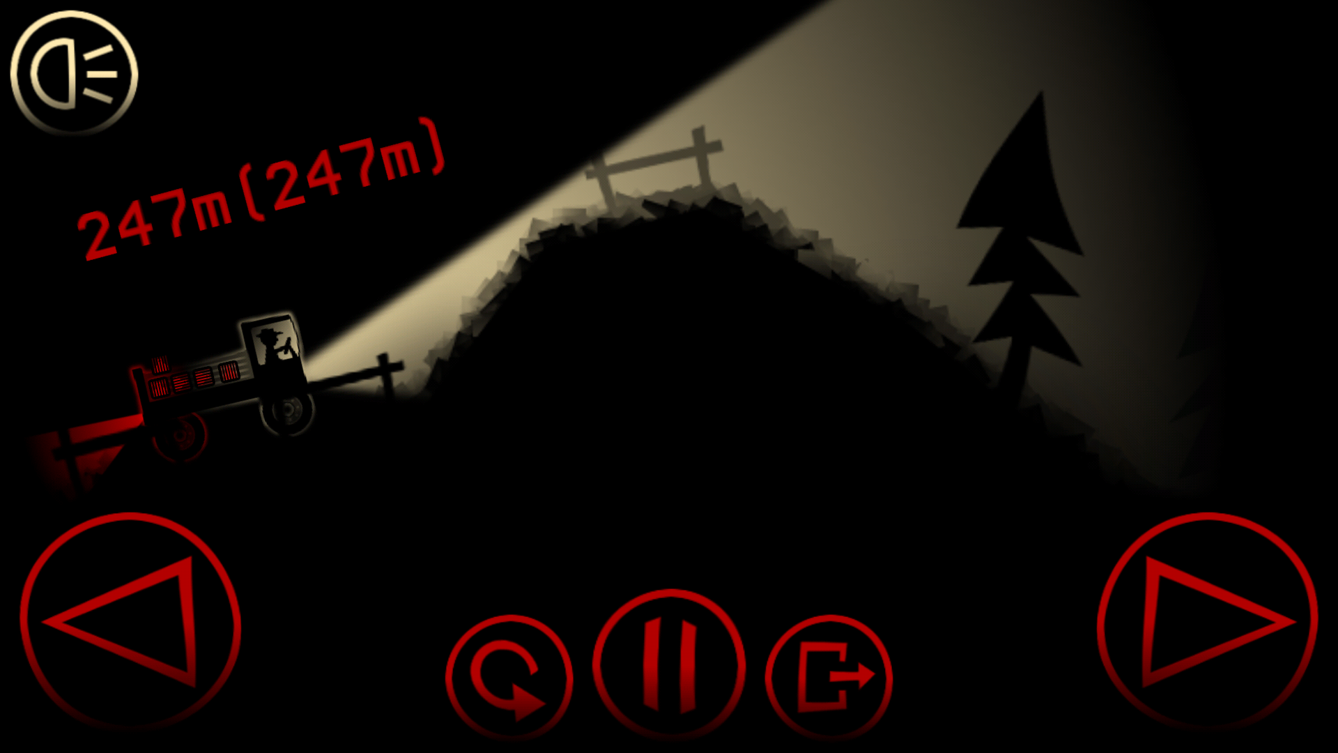 Bad Roads Night Edition Game Screenshot
