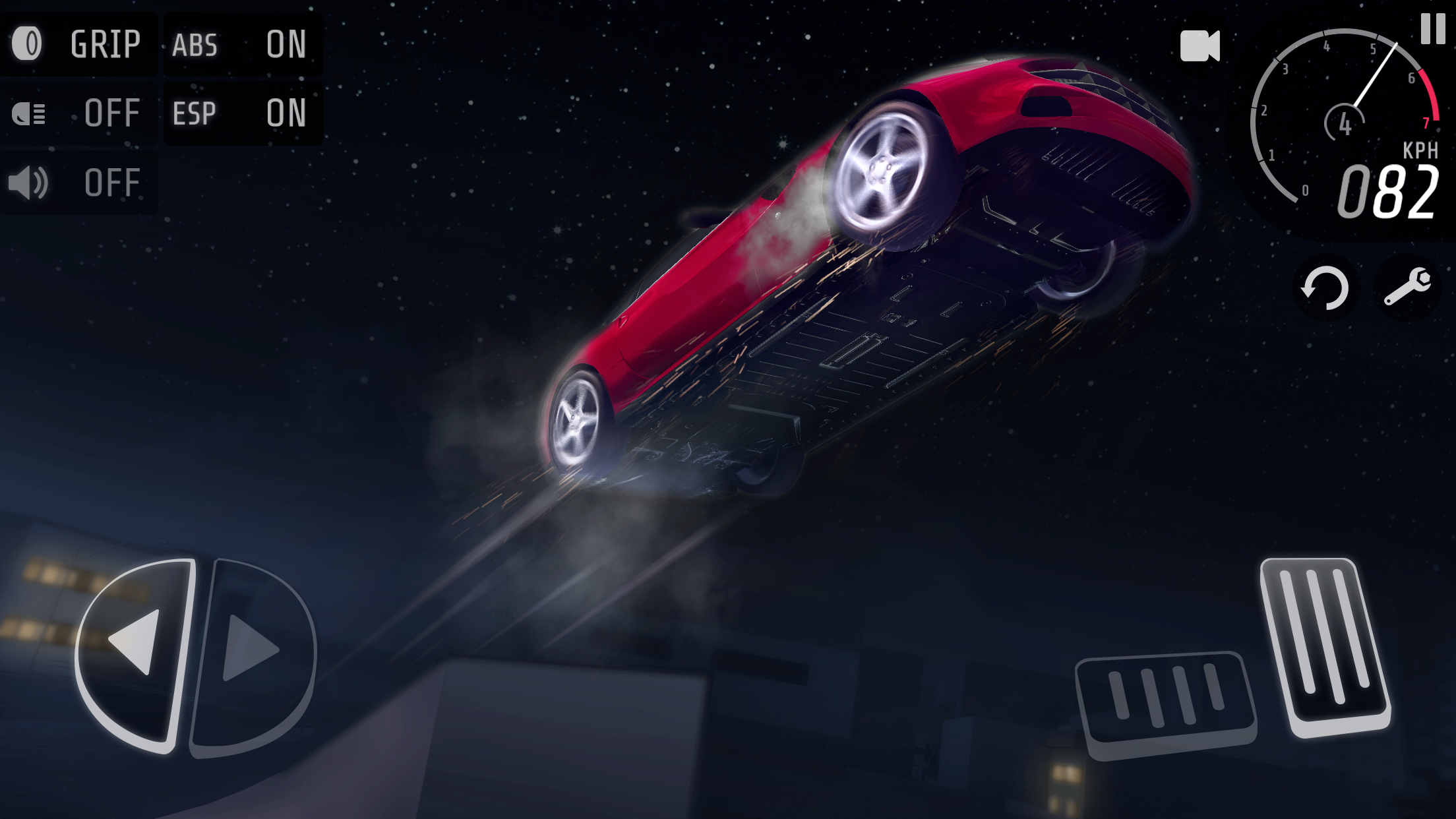 Screenshot of NS2 car racing game