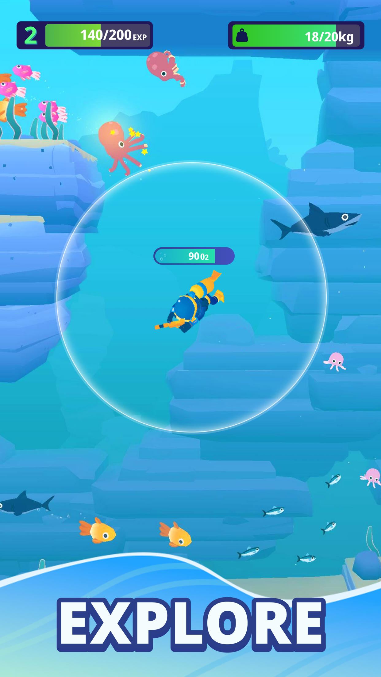 Divecraft Game Screenshot