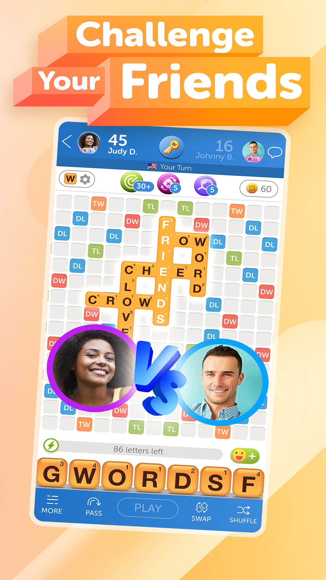 Words With Friends Word Game 遊戲截圖