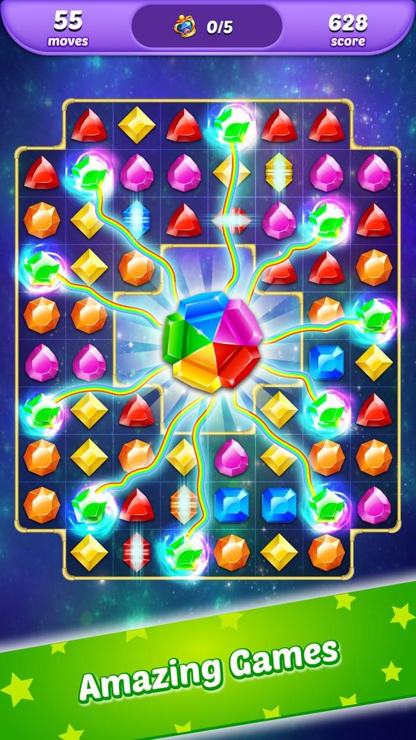 Gems Match 3: Puzzle Mania 게임 스크린 샷