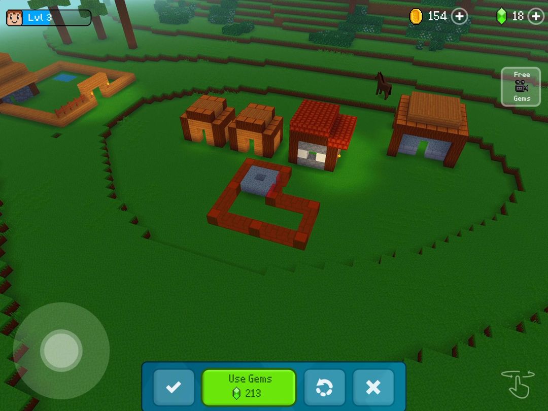 Block Craft 3D: 무료 시뮬레이터 게임 스크린 샷