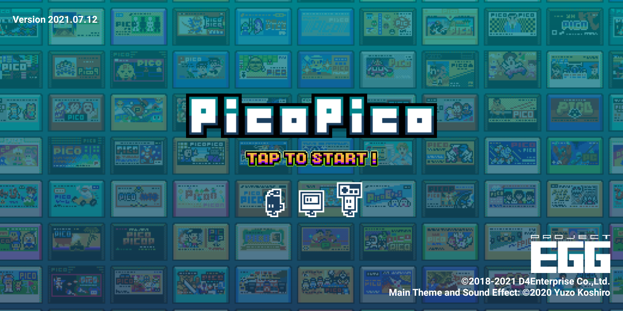 PicoPico - 8bit Retro Gamesのキャプチャ