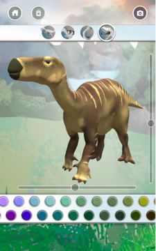 Dinosaurs 3D Coloring Book Game Screenshot