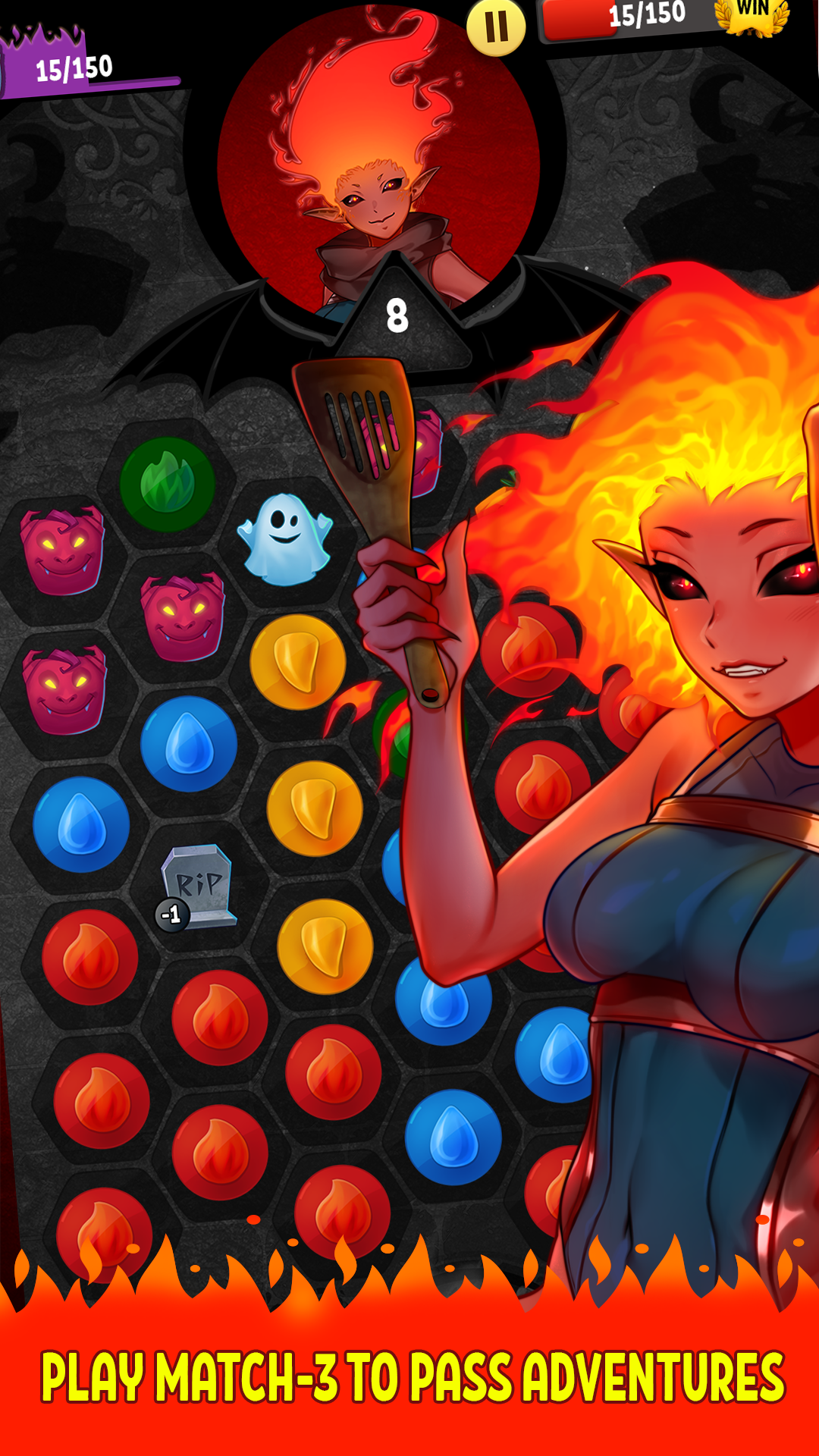 Screenshot 1 of Sinful Puzzle: dates inferno 