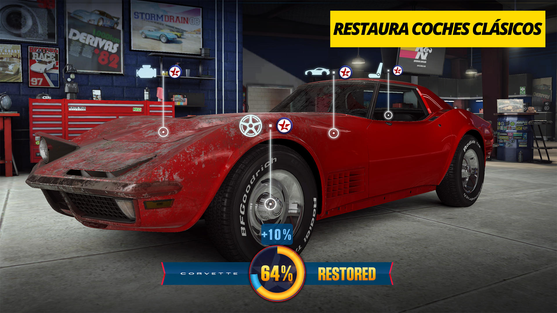 Captura de Pantalla del Juego CSR Racing 2 - Car Racing Game
