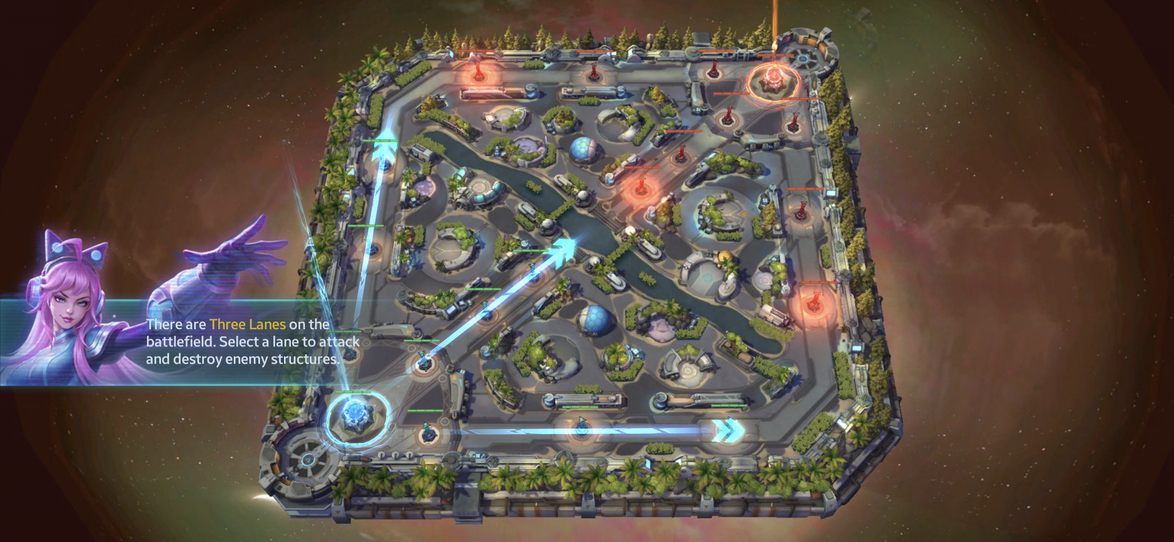 Screenshot of Starfall Arena