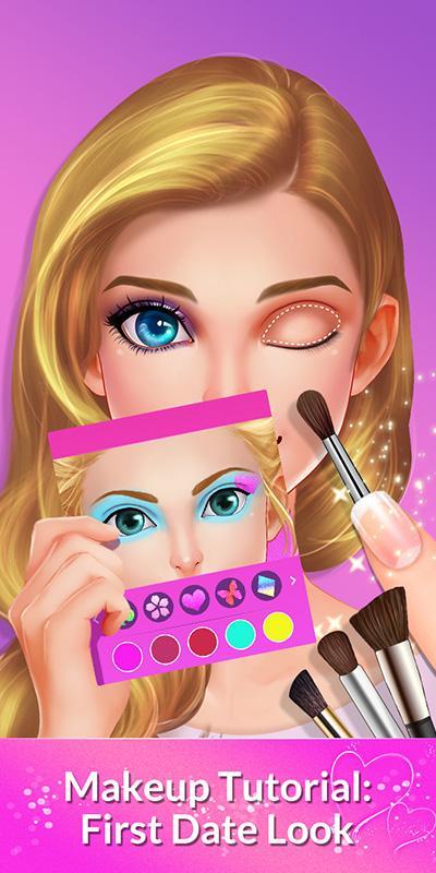 Скриншот игры Makeup Daily - First Date
