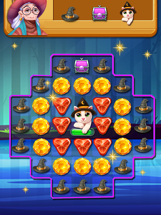 Screenshot of Witch Crush Puzzle