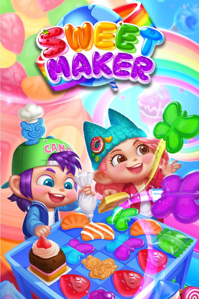 Screenshot 1 of Sweet Maker - ความบ้าคลั่ง DIY Match3 