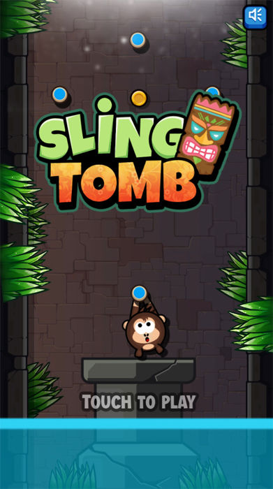 Sling & Bounce Tomb Game Screenshot