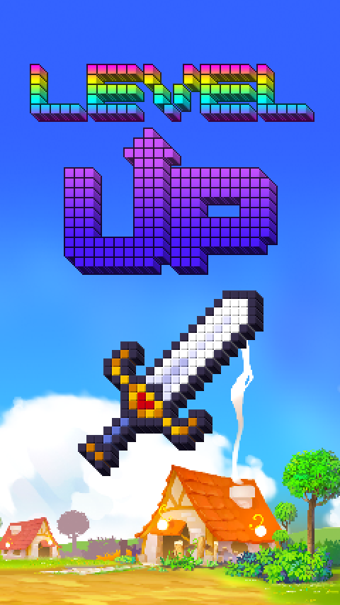 Screenshot 1 of Level up - 방치형 머지 RPG 0.9.3.6