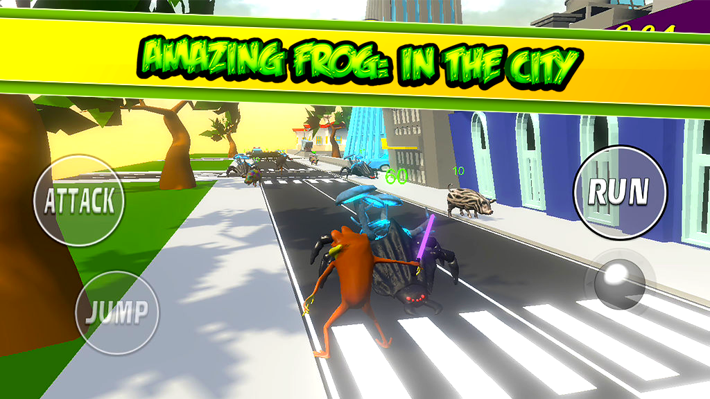 Amazing Frog Game: IN THE CITY 遊戲截圖